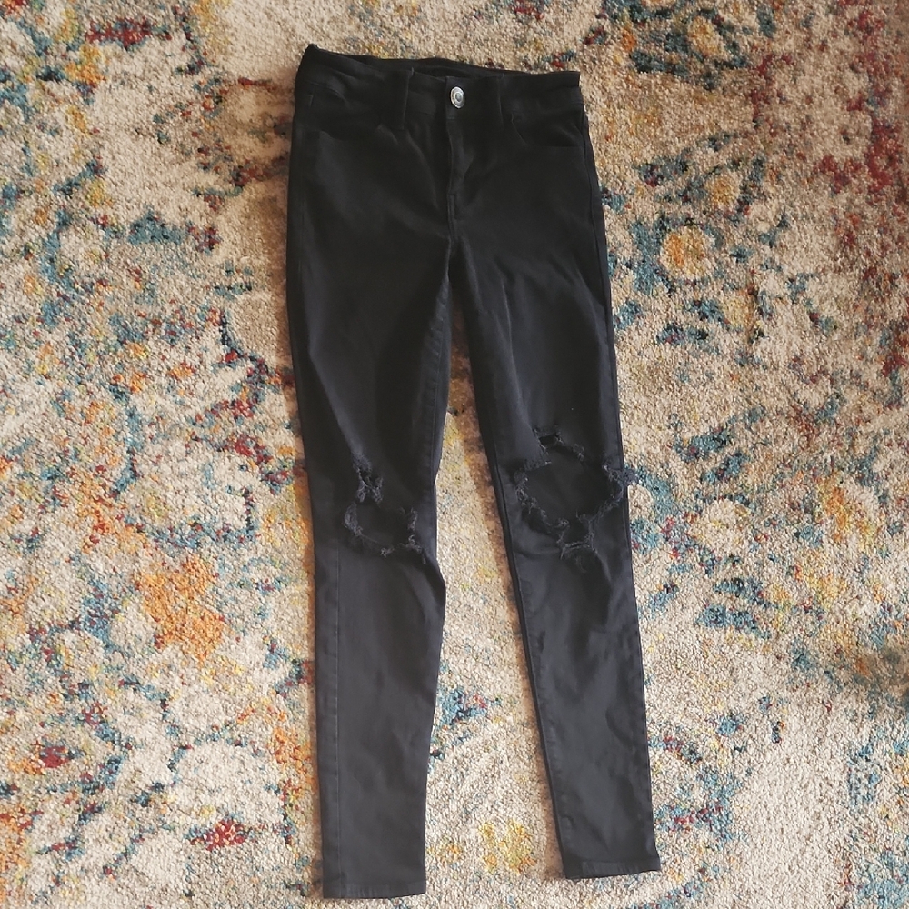 American Eagle Black Stretch Jeans